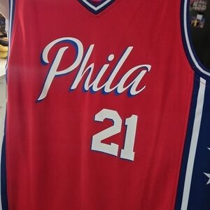 EMBIID Phila Red Sports Jersey